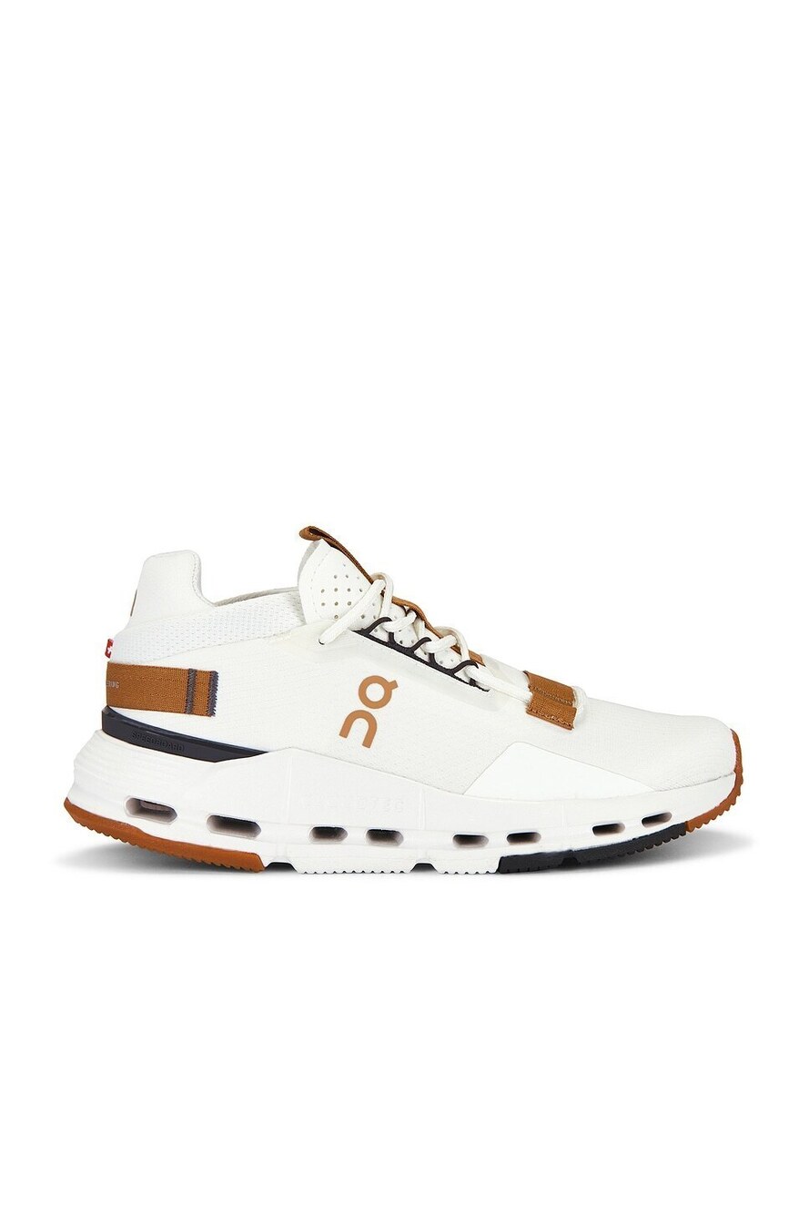 New On Cloudnova 2 Sneaker in Ivory & Sphinx mesh lace-up